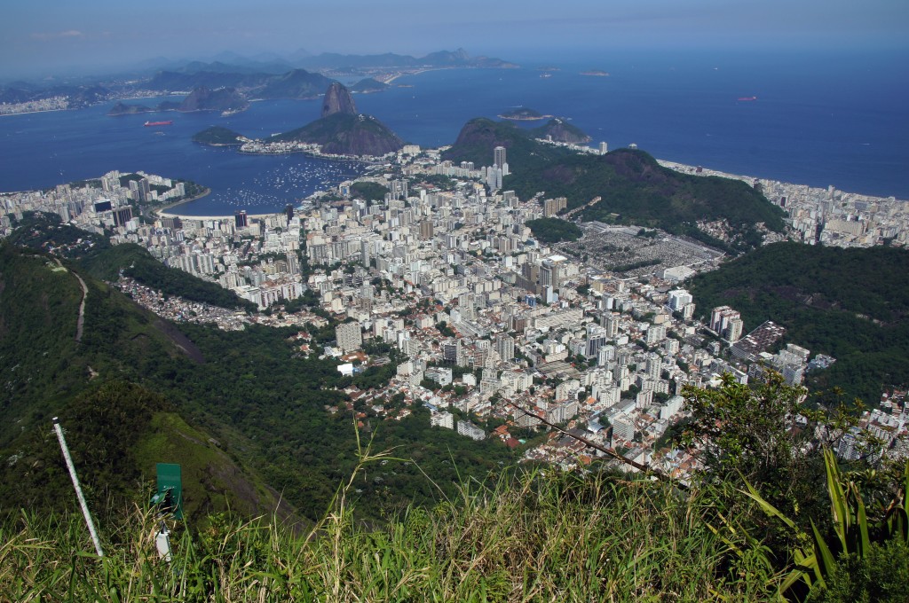 Вид с горы Корковаду, Рио