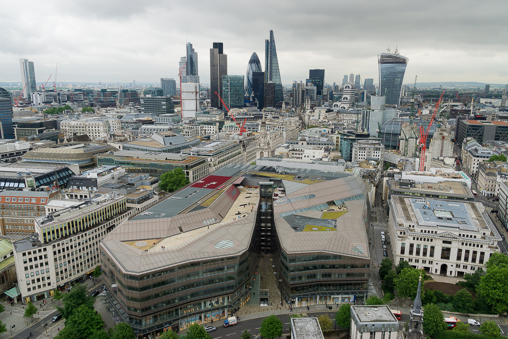 Вид на Лондон с собора Св. Павла